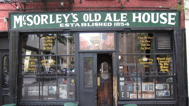 The famous McSorley’s ale house, in New York City. Photo: Leonard J DeFrancisci.