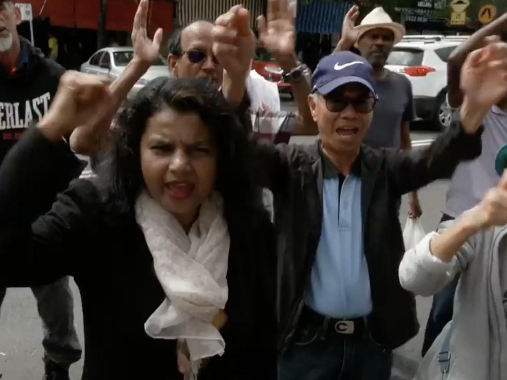 Locals in Doonside are protesting the closure of their Commonwealth Bank branch Picture: A Current Affair / Channel 9