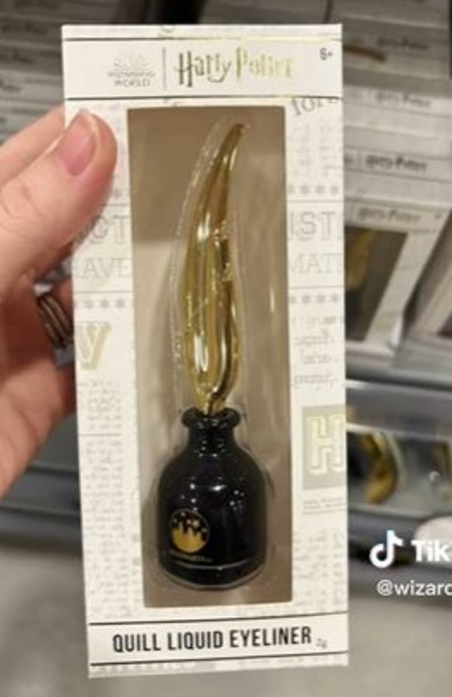 Target has released a Harry Potter beauty line. Picture: TikTok/@wizardinaus