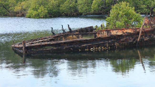 The 'Sunken Barge'. Picture: Tom McGann.