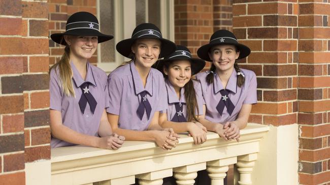 Students at Lourdes Hill College, which has seen a growth in enrolments. Picture: Supplied