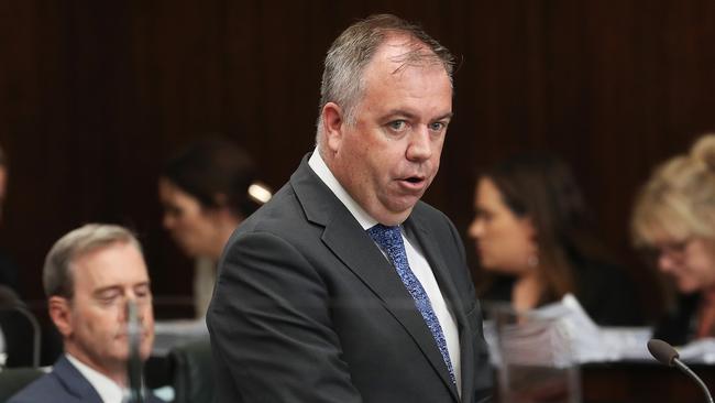 Minister Nic Street. Question time state parliament. Picture: Nikki Davis-Jones