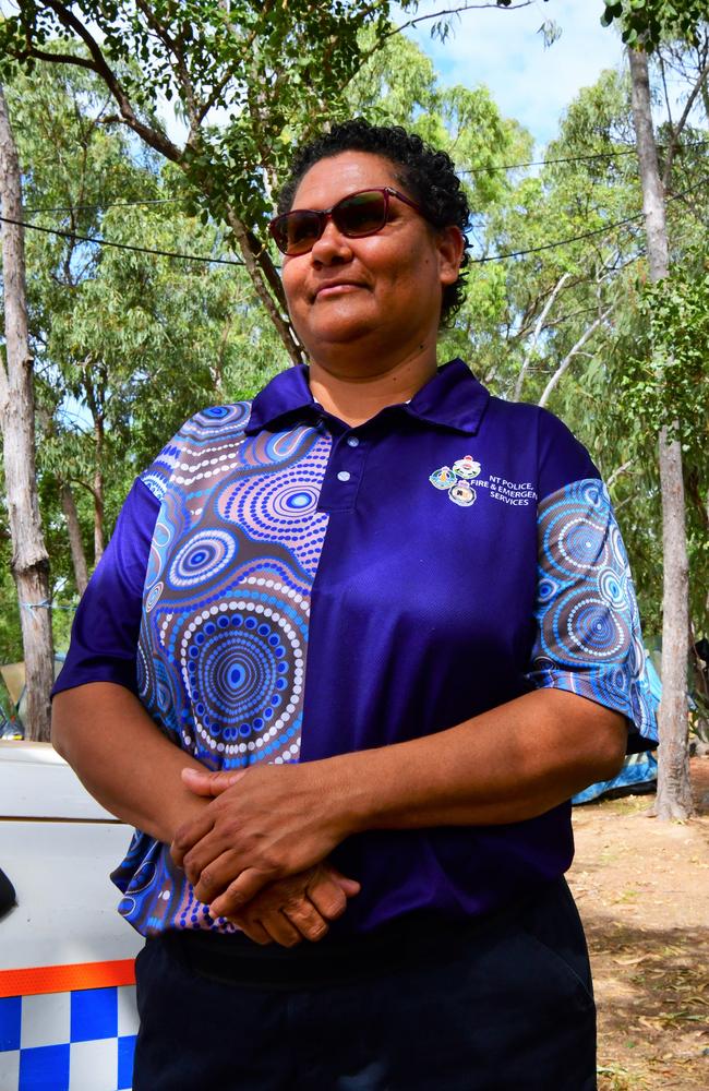 Aboriginal Community Police Officer Bettina Danganbarr says she ‘can’t go on forever’. Picture: Zizi Averill