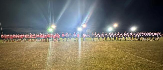 Colts and Biloela A-grade men observed a minute's silence after the tragic loss suffered by past player Gerry Black and his family.