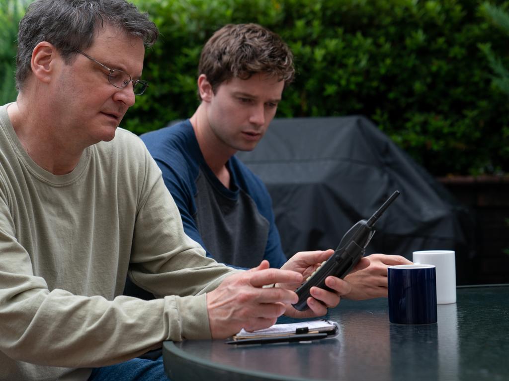 Patrick Schwarzenegger and Colin Firth star. Picture: HBO MAX/Binge