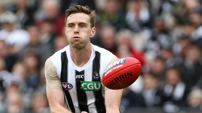 Jordan Roughead has been a bargain recruit for Collingwood. Picture: AAP Image/Hamish Blair.