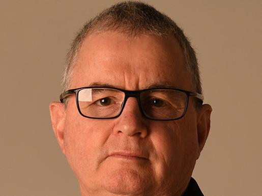 New Sunday Mail columnist Matthew Abraham. Studio photo. Headshot. Pic: Tricia Watkinson.