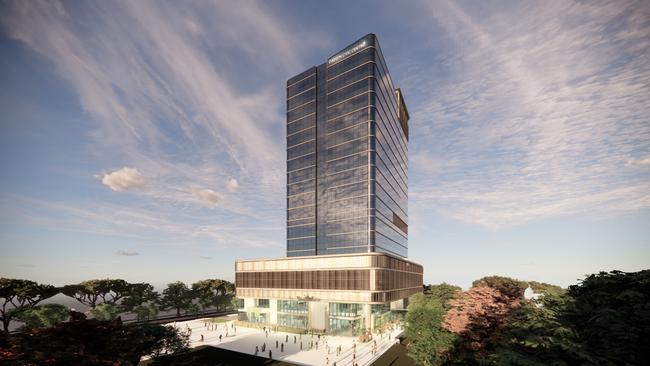 Artist’s impression new Darwin Civic Centre.