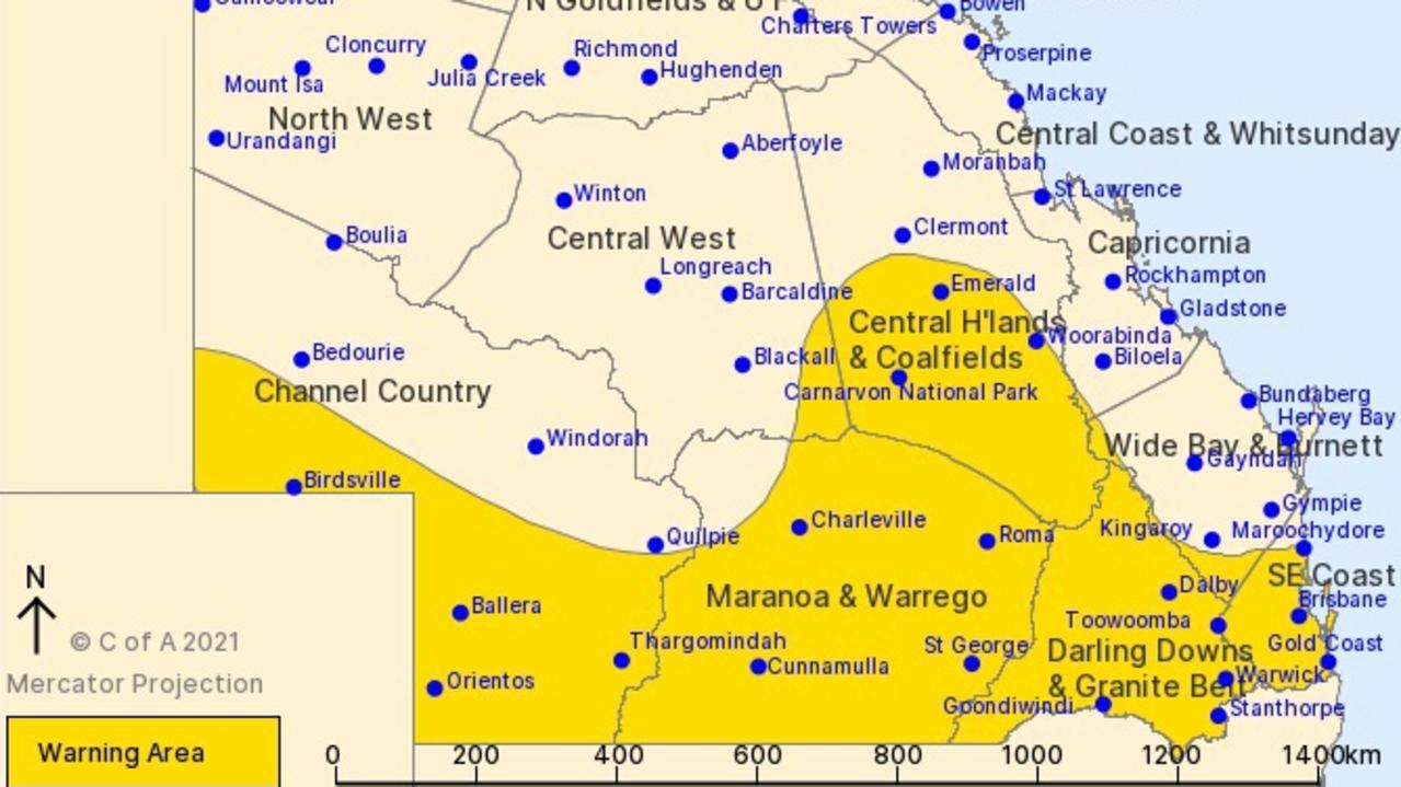 Severe Weather Warning Issued For Parts Of Central Queensland The Courier Mail