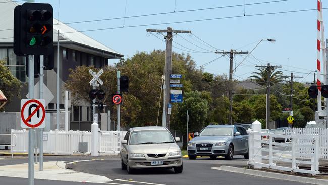 Siobhan Hewett’s silver hatchback was struck by a train at the New St and Beach Rd crossing in Brighton. Generic picture