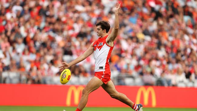 Logan McDonald is showing promising signs in the early games of his AFL career. Picture: Getty Images