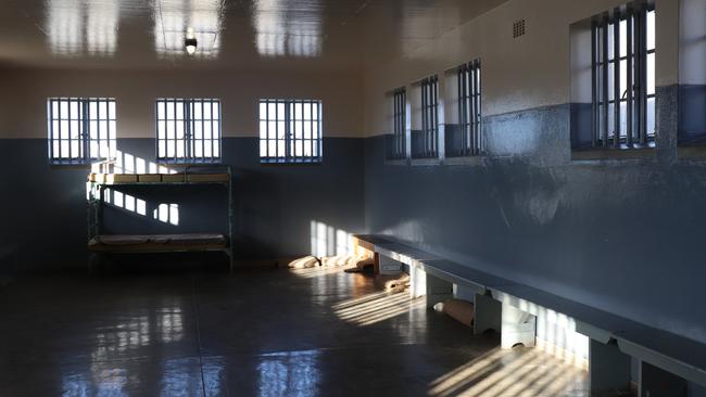 Former political prisoner Sipho Msomi spent five years in Robben Island prison in a shared cell (pictured) and a total of five months in solitary confinement. Picture: Megan Palin