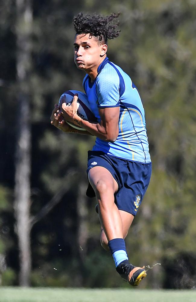 St Columban's College player Peter McGrath TAS First XV schoolboy rugby grand final between Ormiston College and St Columban's College. Saturday June 11, 2022. Picture, John Gass