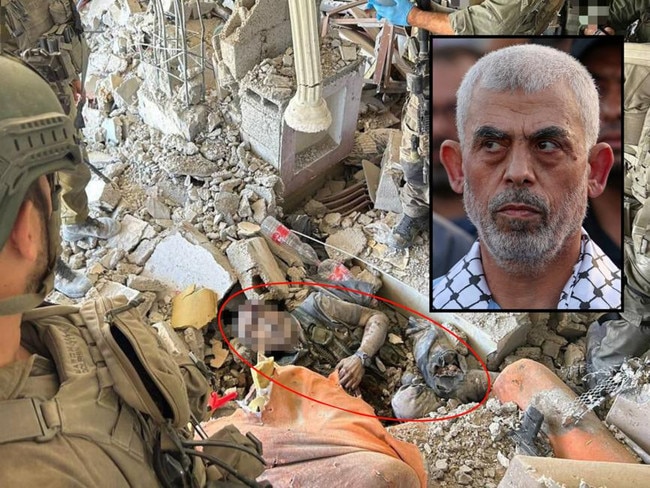 Hamas leader Yahya Sinwar was caught above ground by the IDF.