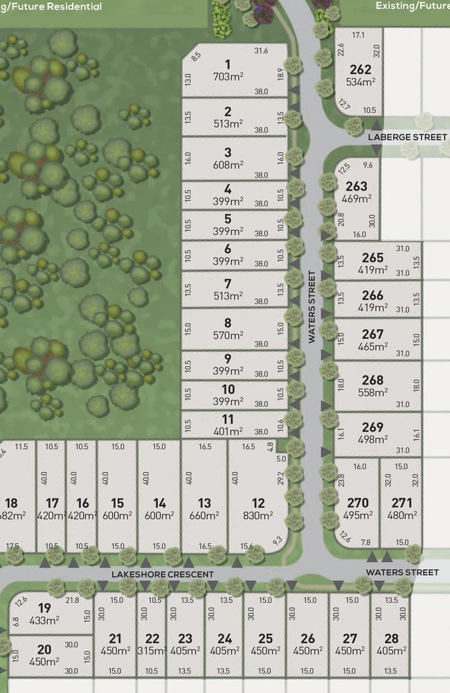 Stage 1 of Paradise Lakes at Willawong. Picture: Supplied