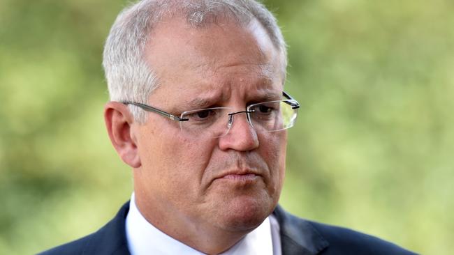 The Newspoll results will have been a relief for Scott Morrison but he still faces the loss of a swag of seats. Picture: AAP.