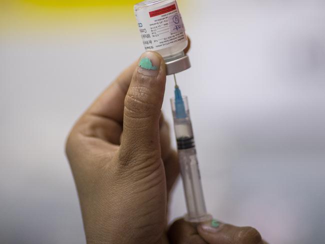 Four people per million have been found to suffer blood clots because of the AstraZeneca vaccine in the UK, and it has been a similar rate in Australia Picture: Anindito Mukherjee