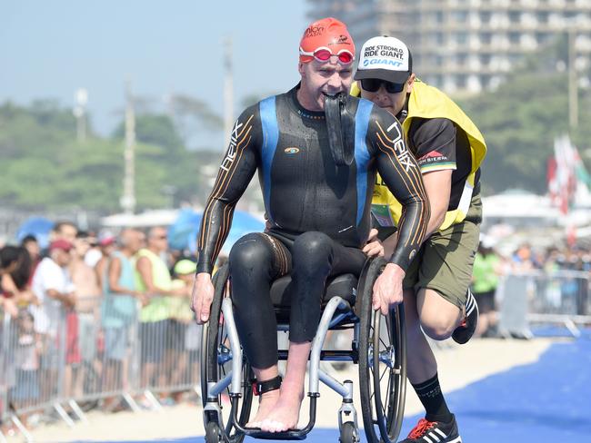 Bill Chaffey competing at the World Paralympic Olympic Qualification Event in Brazil.Pic Credit: Delly Carr / ITU Media