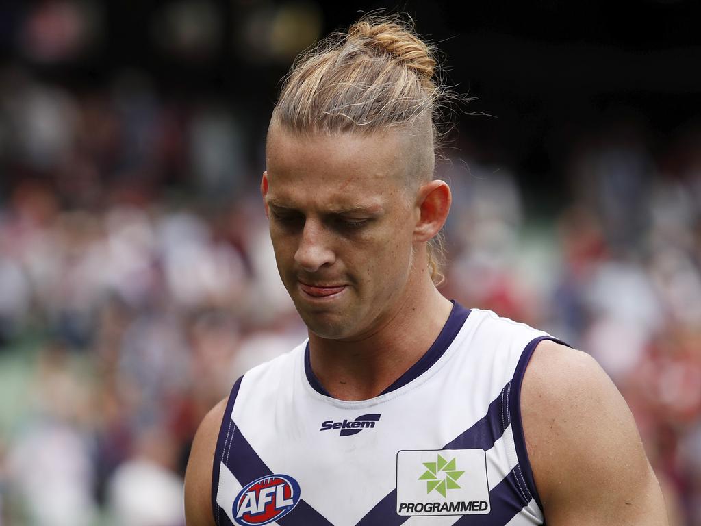 Nat Fyfe has opened up on how his injury battles affected him. Picture: Dylan Burns/AFL Photos via Getty Images