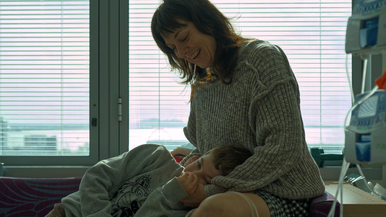 “I’ts just a lot for a 7-year-old”: Ms Rawson says the gravity of her diagnosis has begun to sink in for her child. Picture: Colin Maier