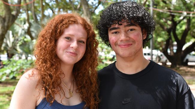 Zia McLeod and Michael Moffitt at the Thailand Grand Festival 2024. Picture: Alex Treacy