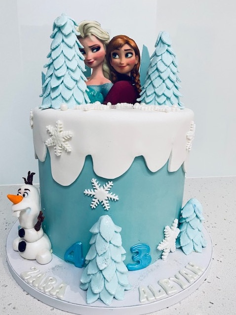 Frozen cake by CookiesNSweets, Athelstone.