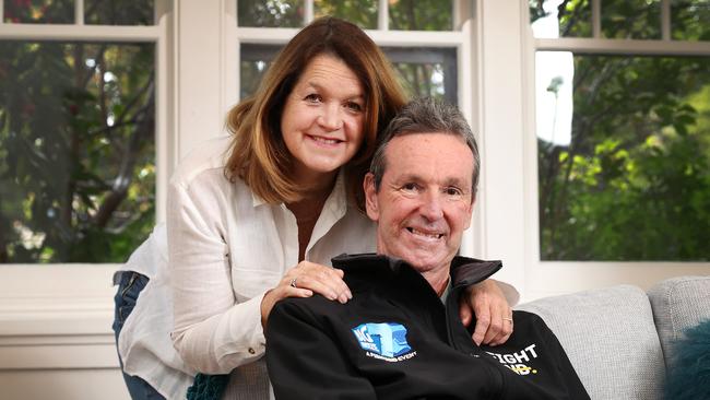 Neale Daniher and wife Jan Daniher. Picture: David Caird