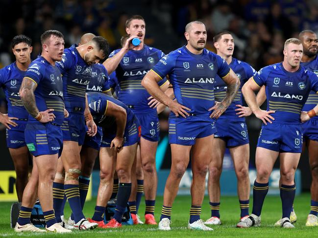 Coming off the bye in Round 9, an undermanned Parramatta side suffered their third straight loss. Picture: Getty Images