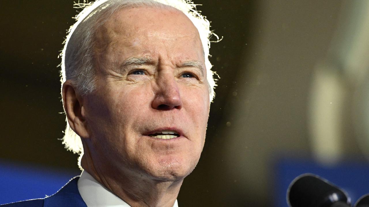 Mr Biden will not travel to Australia next week for the Quad meeting. Picture: Mandel NGAN / AFP