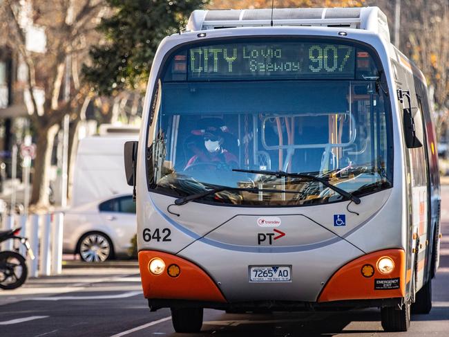 Major bus network changes could take up to 63,000 vehicles off the road every day. Picture: Sarah Matray