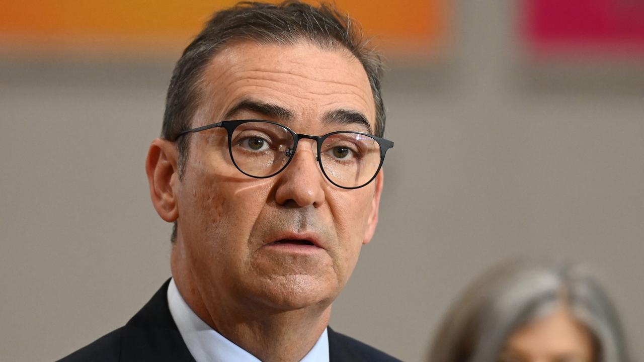 South Australian Premier Steven Marshall favours children back in school for face-to-face learning. Picture: NCA NewsWire / Naomi Jellicoe