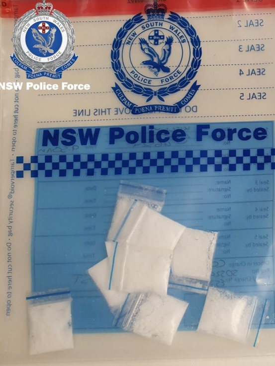 Cocaine was allegedly seized. Picture: NSW Police