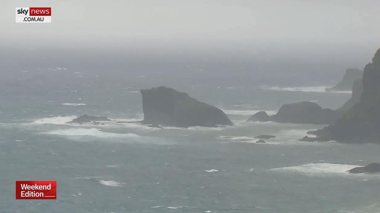 Norfolk Island was lucky to avoid the very worst of Cyclone Gabrielle, local emergency management said on Sunday morning. Picture: Sky News.