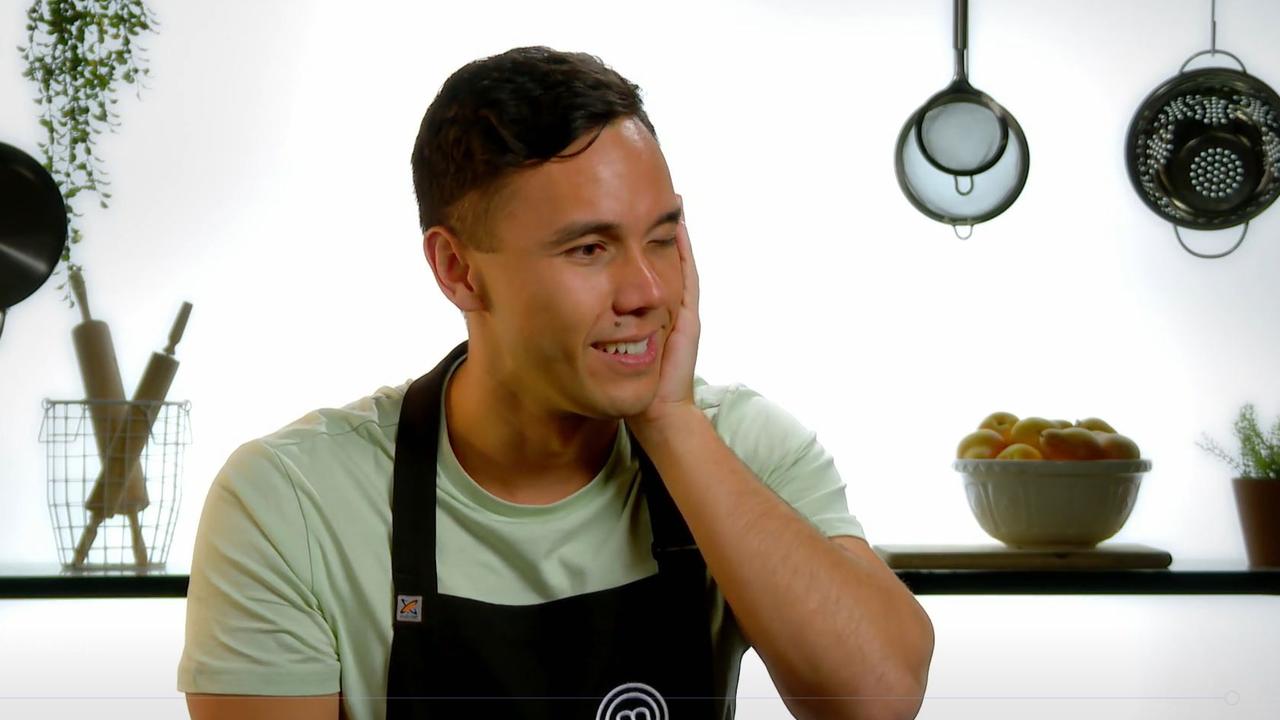 Dan's stress can be felt through the screen the more his dish fails. Picture: Channel 10