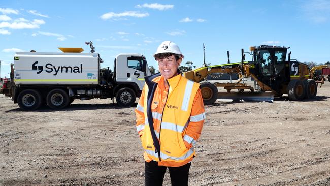 Barbara pictured at the prison work site Lara. Picture: Rebecca Michael