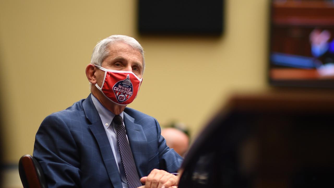 Top US infectious disease expert Dr Anthony Fauci has warned the real virus death toll is probably much higher. Picture: Kevin Dietsch/AFP