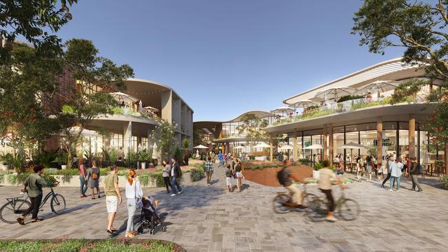 An artist’s impression of Scentre Group’s plans for Westfield Booragoon.