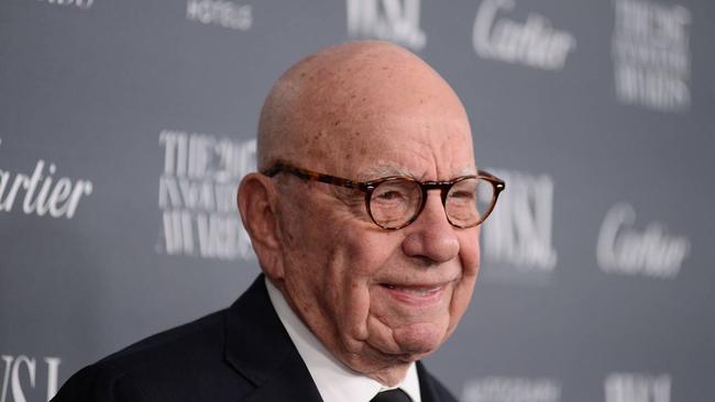 Rupert Murdoch, shown at WSJ. Magazine’s Innovator Awards in New York on Nov. 1, is eager to focus more on the news business, long his passion, and less on Hollywood. PHOTO: ERIK PENDZICH/REX SHUTTERSTOCK/ZUMA PRESS