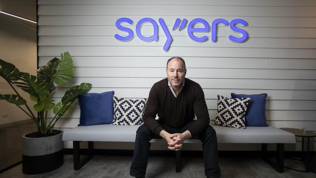 Luke Sayers, Chairman of Sayers Group, is the President of Carlton and was once in charge of consulting firm PwC. Photograph by Arsineh Houspian