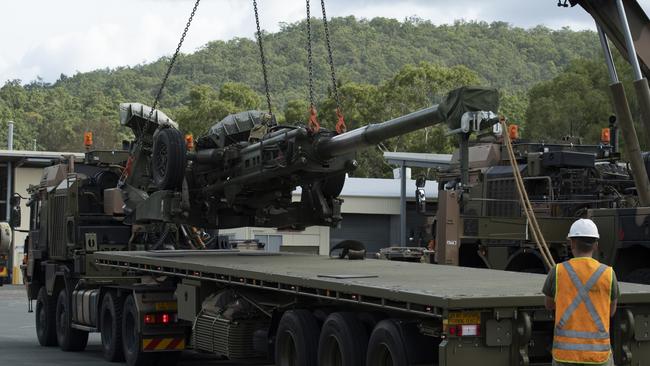 The Australian government has provided six M777 155mm lightweight towed howitzers and 155mm howitzer ammunition to Ukraine. Picture: Supplied