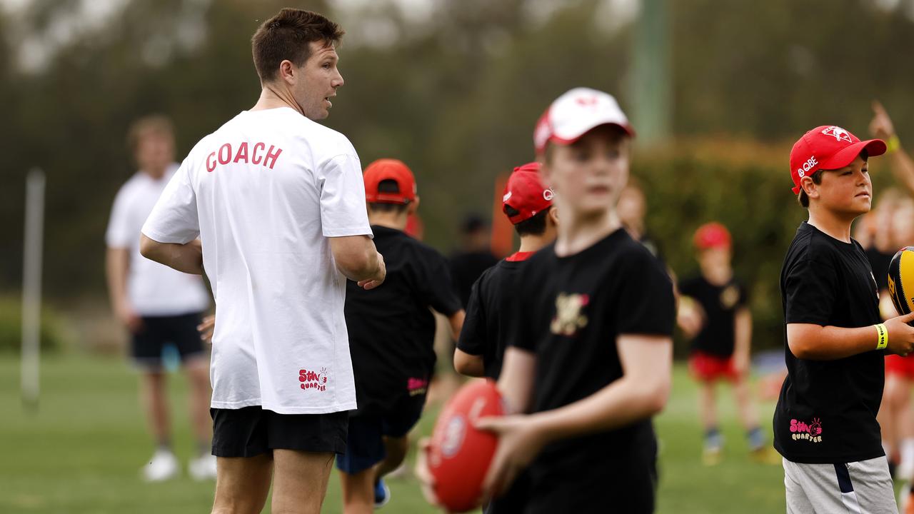 Greene is aiming to have more kids in NSW playing Aussie rules. Photo by Phil Hillyard