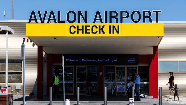 Police say the teen crawled through a hole in Avalon Airport’s perimeter fence. Picture: NewsWire / Aaron Francis