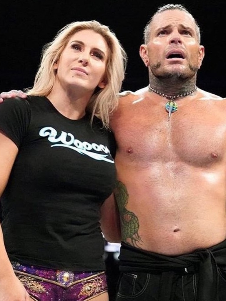 Jeff Hardy and Charlotte Flair. Photo: Instagram @jeffhardyworld.