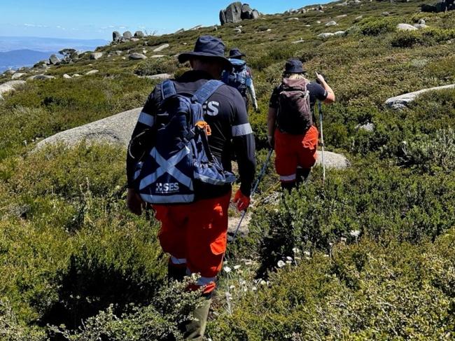 Search crews look for Mr Nazari. Picture: NSW Police