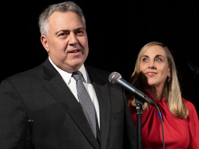 Star-studded farewell for Ambassador Joe Hockey in Washington. Pictured with his wife Melissa Babbage. Picture: Nick Klein