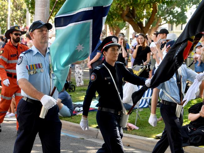 Anzac Day 2025. Strand parade in Townsville. Picture: Evan Morgan