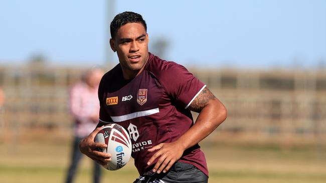 Ofahengaue’s form has been rewarded with an Origin berth. Picture: Adam Head