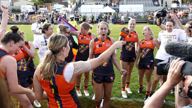 The AFL will install additional toilet and shower facilities at Henson Park, after coming underfire in the Giants vs Hawks game.