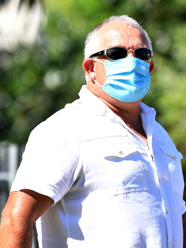 Chris Condon leaving the Townsville Courthouse. Picture: Alix Sweeney