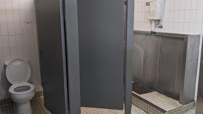 The ageing toilets at Croydon's Civic Square Shopping Centre. Picture: Supplied.